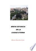 libro Breve Estancia En La Ciudad Eterna