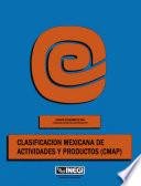 libro Clasificación Mexicana De Actividades Y Productos (cmap). Catálogo Alfabético De Productos. Censos Económicos 1994