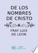 libro De Los Nombres De Cristo