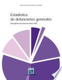 Estadística De Defunciones Generales. Descripción De La Base De Datos 1990