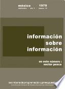 libro Información Sobre Información 1979. Septiembre. Año 2, Número 10. En Este Número: Sector Pesca