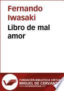 Libro De Mal Amor