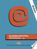 libro Michoacán. Xiii Censo Industrial. Resultados Definitivos. Censos Económicos 1989