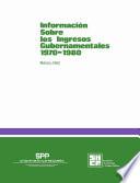 Información Sobre Los Ingresos Gubernamentales 1970   1980