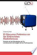 libro El Discurso Polémico En Las Entrevistas Radiofónicas