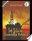 libro 16 Tesis De Economía Política