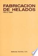 libro Fabricación De Helados