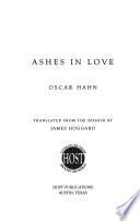 libro Ashes In Love