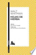 libro Hojas De Hierba