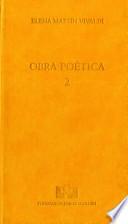 libro Obra Poética 2