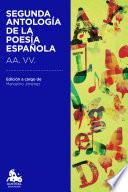 libro Segunda Antología De La Poesía Española