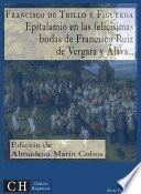 libro Epitalamio En Las Felicísimas Bodas De Francisco Ruiz De Vergara Y Álava