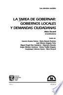 libro La Tarea De Gobernar