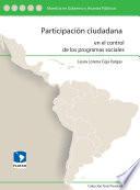 Participación Ciudadana En El Control De Los Programas Sociales