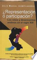 libro ¿representación O Participación?