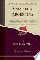 Oratoria Argentina, Vol. 3