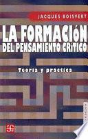 libro La Formación Del Pensamiento Crítico