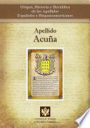 libro Apellido Acuña