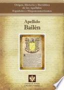 libro Apellido Bailén