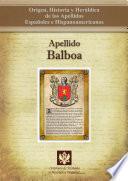 libro Apellido Balboa