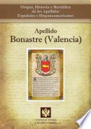 libro Apellido Bonastre (valencia)