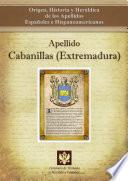 libro Apellido Cabanillas (extremadura)