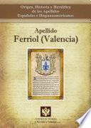 libro Apellido Ferriol (valencia)