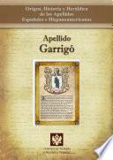 libro Apellido Garrigó