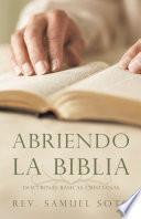 libro Abriendo La Biblia