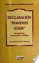 libro Declaración  Dominus Iesus