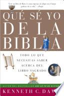 libro Que Se Yo De La Biblia