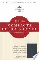 libro Biblia Compacta Letra Grande Con Referencias Rvr 1960