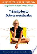 libro Tránsito Lento. Dolores Menstruales