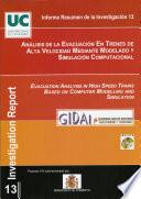 libro Análisis De La Evacuación En Trenes De Alta Velocidad Mediante Modelado Y Simulación Computacional