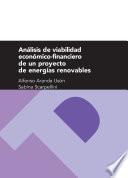 Análisis De Viabilidad Económico Financiero De Un Proyecto De Energías Renovables