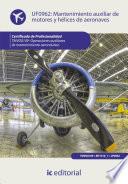 libro Mantenimiento Auxiliar De Motores Y Hélices De Aeronaves. Tmvo0109