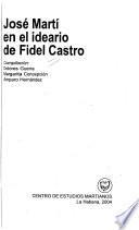 libro José Martí En El Ideario De Fidel Castro